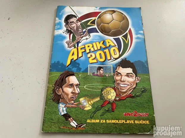 Afrika 2010 One2Play Album za sličice sjajno ocuvan