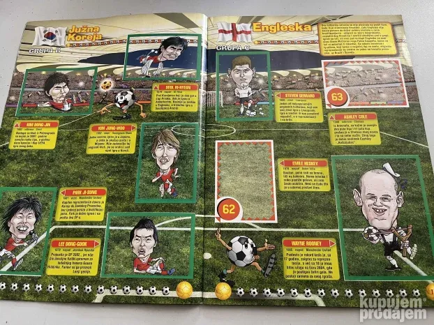 Afrika 2010 One2Play Album za sličice sjajno ocuvan