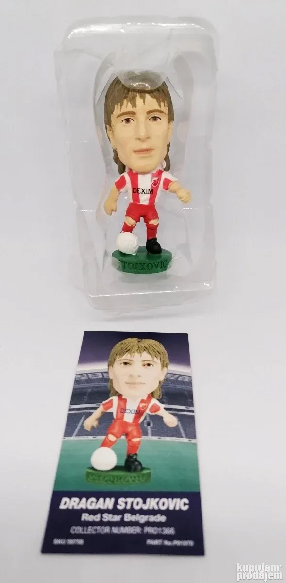 309★サッカー★dragan stojkovic★prostars★フィギュア ProStars figura, Dragan Stojkovic, Crvena Zvezda - KupujemProdajem