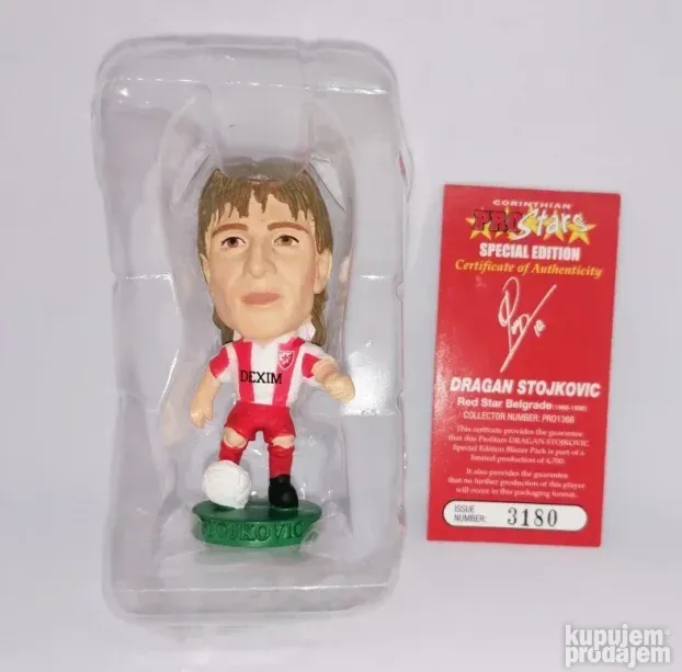 ProStars figura, Dragan Stojkovic, Crvena Zvezda - KupujemProdajem