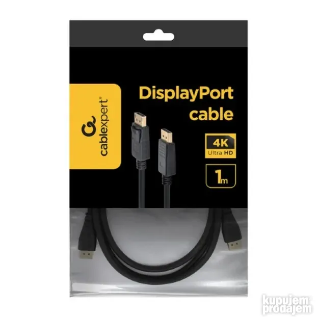 Gembird DisplayPort 4K UHD kabl 1 metar CC-DP-1M