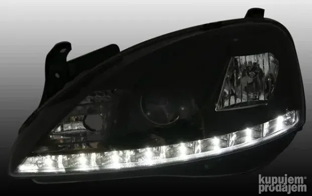 Opel Corsa C Farovi Devil Eyes Crni