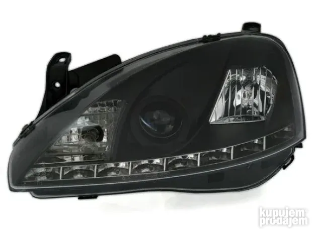 Opel Corsa C Farovi Devil Eyes Crni
