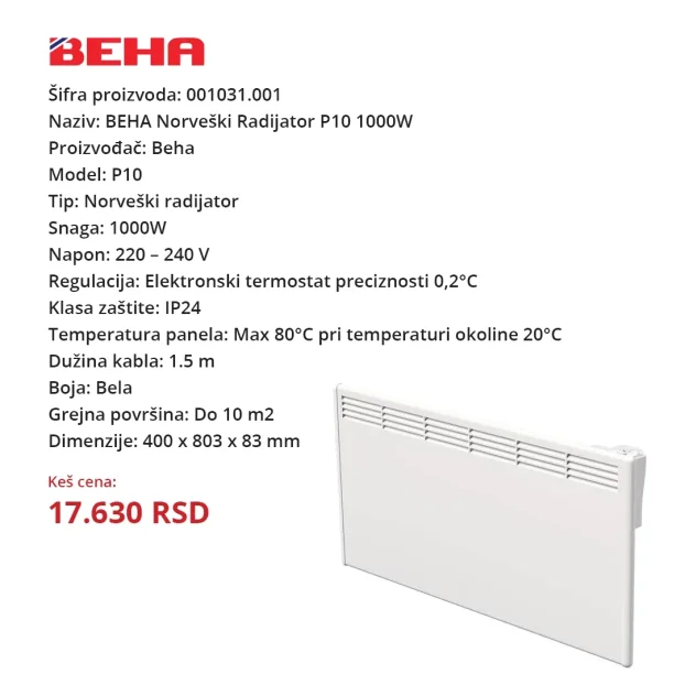 Panelni radijator - Norveški radijator (2- 5 god garancija)