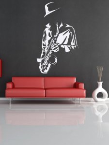 Dekoracija za uredjenje enterijera Stikeri, slike, Jazz