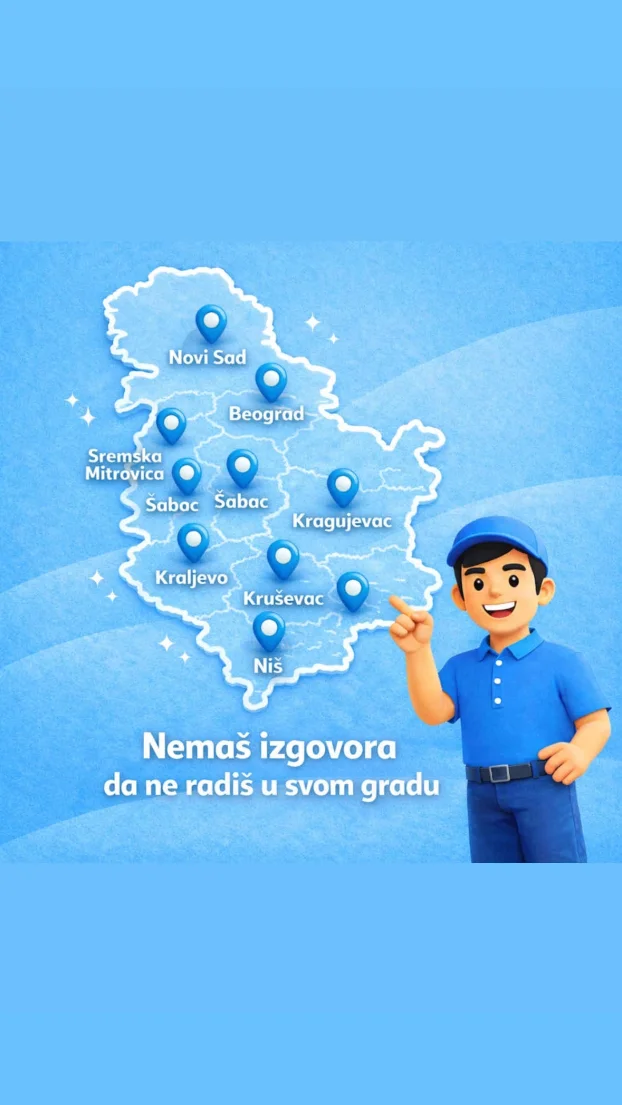 Posao dostavljac wolt / glovo