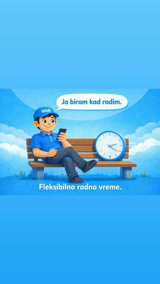 Posao dostavljac wolt / glovo