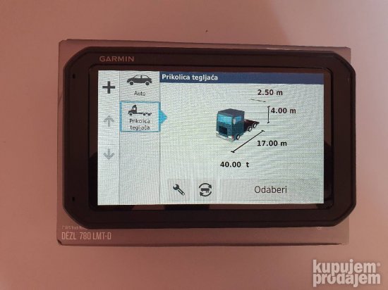 Garmin Dezl 780 kamionska navigacija