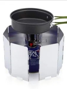 Stitnik vatre plamena od vetra za reso 9 segmenta aluminijum