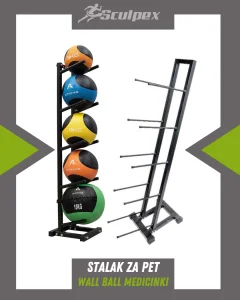 Stalak za wall ball medicinke