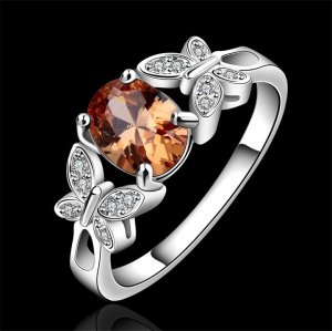 Posrebren prelep prsten, 925