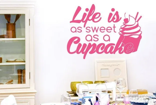 Dekorativna nalepnica Cupcake