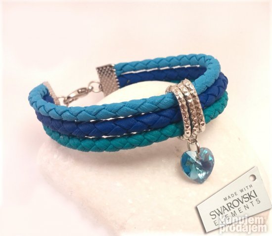 SWAROVSKI SREBRNE mindjuše 1,5cm (BB)