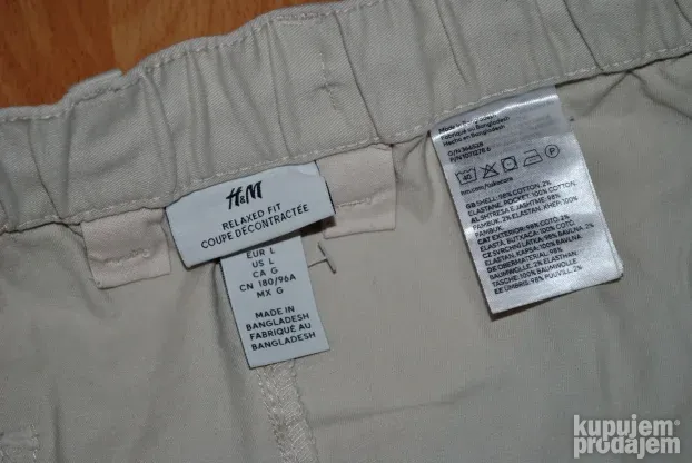 Orig. HM muške pantalone L/XL, PRELEPE