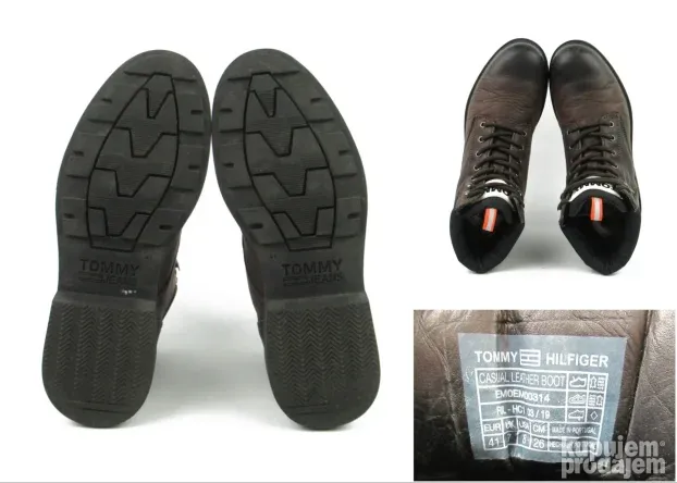 Tommy Hilfiger cipele  čizme KOŽA T3861