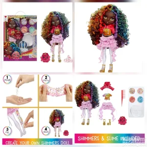 Rainbow High Shimmers with Slime Iris, novo