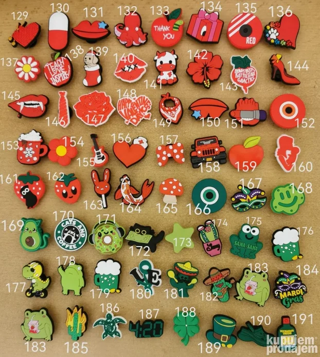 Dodatci /ukrasi / stikeri  za Crocs (kroks) papuce