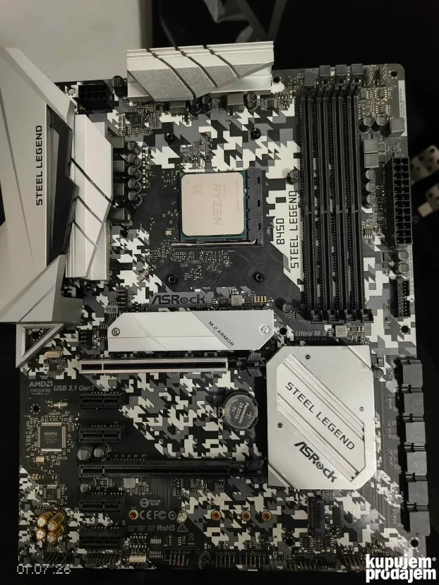 Ryzen 5 3600 B450 Steel Legend Polukonfiguracija - KupujemProdajem