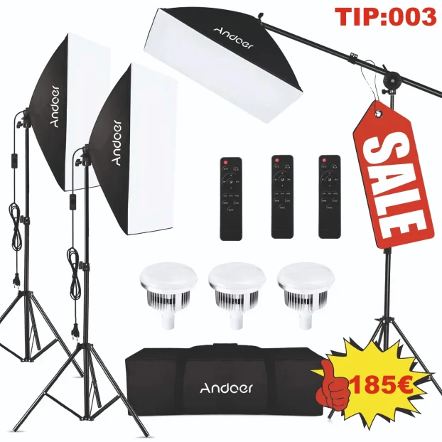 Premium Softbox Studijska Foto Video Rasveta 5500K Fluo 2025