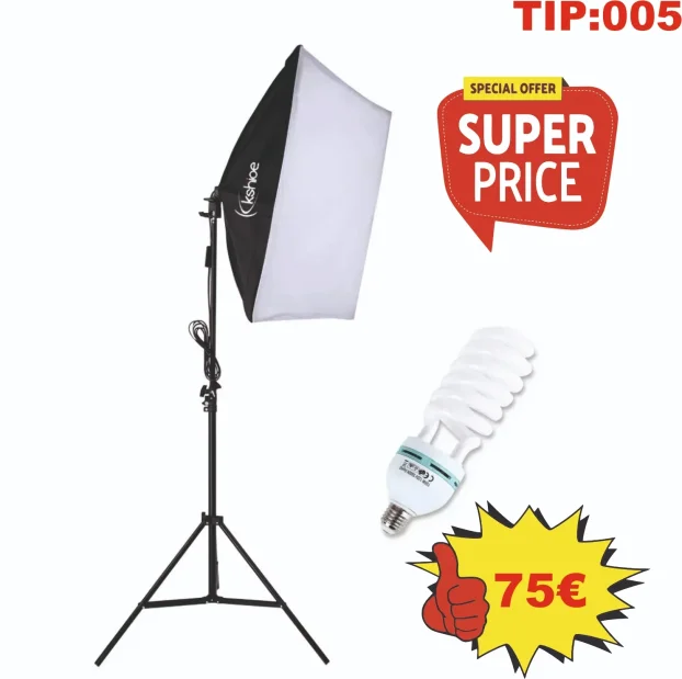 Premium Softbox Studijska Foto Video Rasveta 5500K Fluo 2025