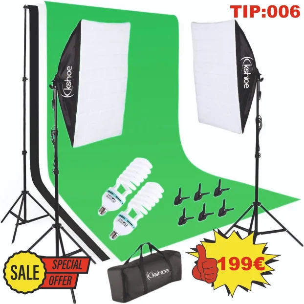 Premium Softbox Studijska Foto Video Rasveta 5500K Fluo 2025