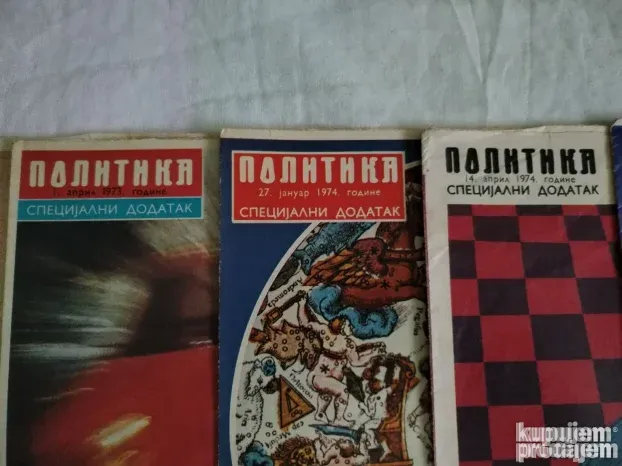 Specijalni dodaci iz ,POLITIKE' od 72. do 79. godine