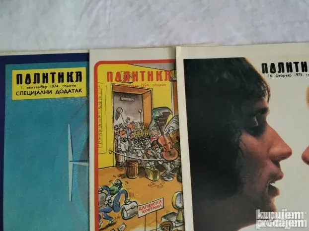 Specijalni dodaci iz ,POLITIKE' od 72. do 79. godine