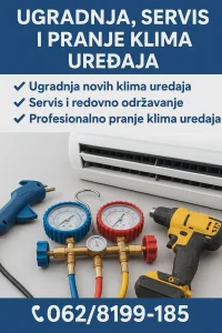 Ugradnja, Servis i Pranje Klima Uređaja Beograd