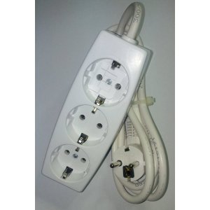 Produžni kabl - razvodnik sa 3 šuko utičnice 2m