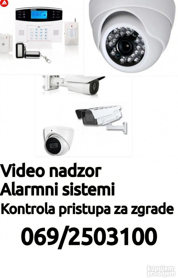 Ugradnja i servisiranje VIDEO NADZOR. ALARMNI SISTEMI