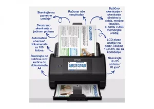 Epson WorkForce ES-580W skener A4, ADF, 35 ppm, WiFi, Duplex