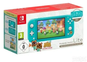 NINTENDO Switch Lite tirkiz + ACNH + NSO