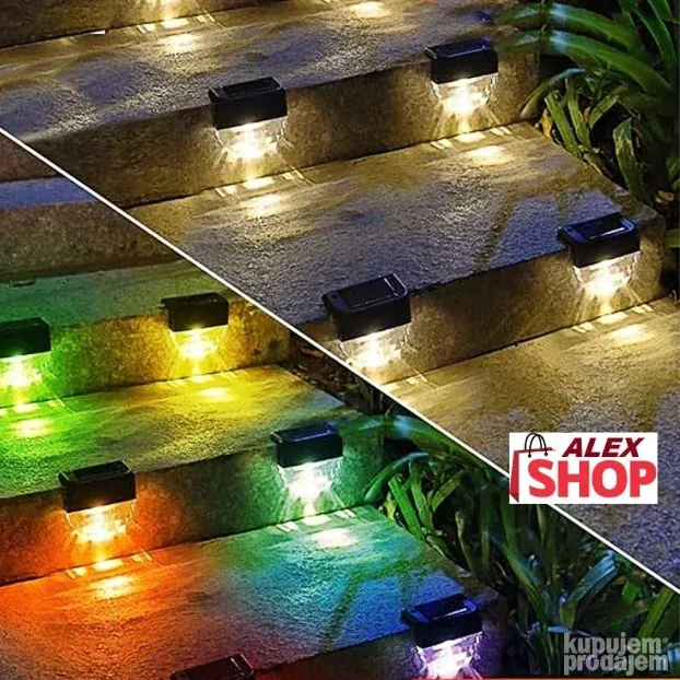 Solarne LED lampe 2 kom za osvetljenje i dekoraciju zidova i