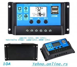 Solarni kontroler regulator 10a,20a,30a,40a,50a,60a,