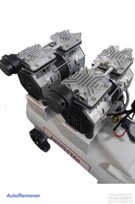 EUROSTAR 50L Bešumni Kompresor za vazduh - KupujemProdajem