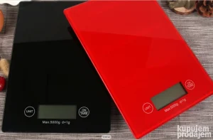 Digitalna kuhinjska vaga od kaljenog stakla 1g-5kg