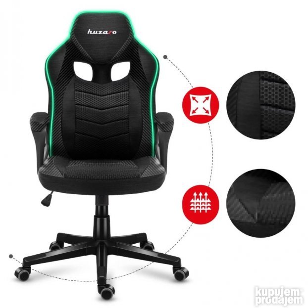 Gaming Stolica 2.5 RGB Carbon Mesh (Besplatna Postarina)