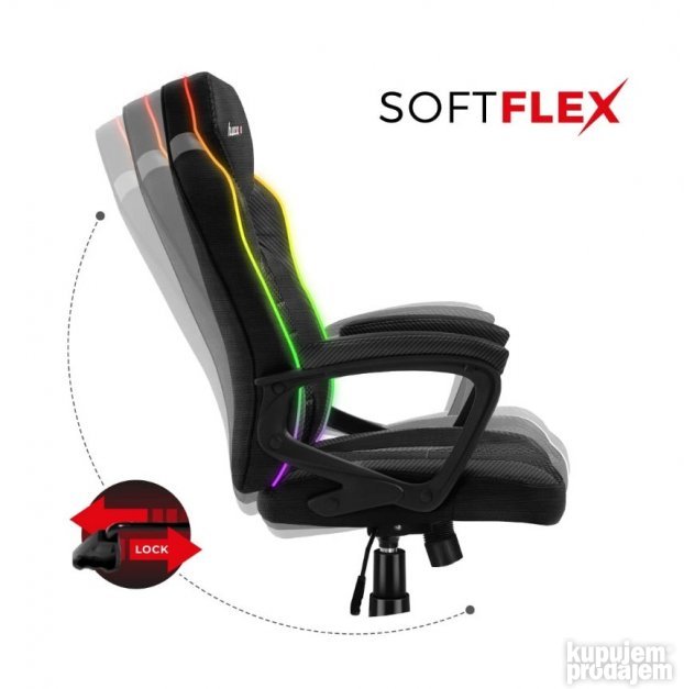 Gaming Stolica 2.5 RGB Carbon Mesh (Besplatna Postarina)