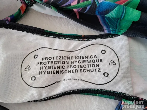 NOV kupaci kostim tropski dezen vel XL