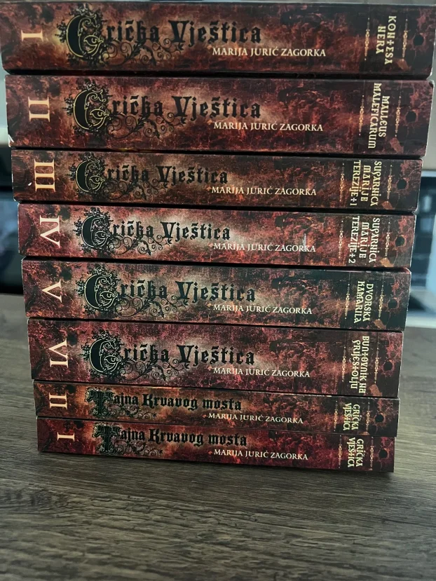Grička vještica - Marija Jurić Zagorka 1-8 komplet RETKO