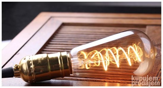 LED Retro Edison filament sijalica dimabilna toplo bela 3-6W