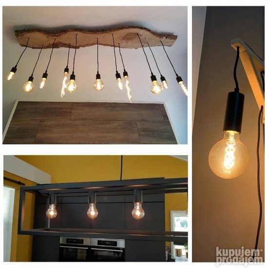 LED Retro Edison filament sijalica dimabilna toplo bela 3-6W