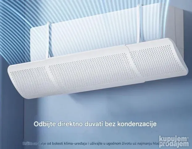Usmerivac vazduha za klimu barijer pregrada mod 1