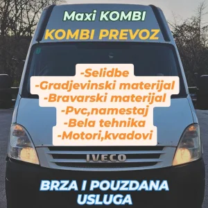 Kombi Prevoz Novi Sad selidbe