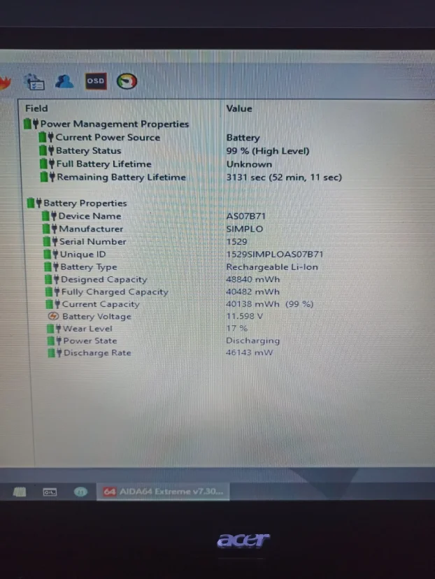 Acer Aspire 8942g / 18.4 Led / Delovi - KupujemProdajem