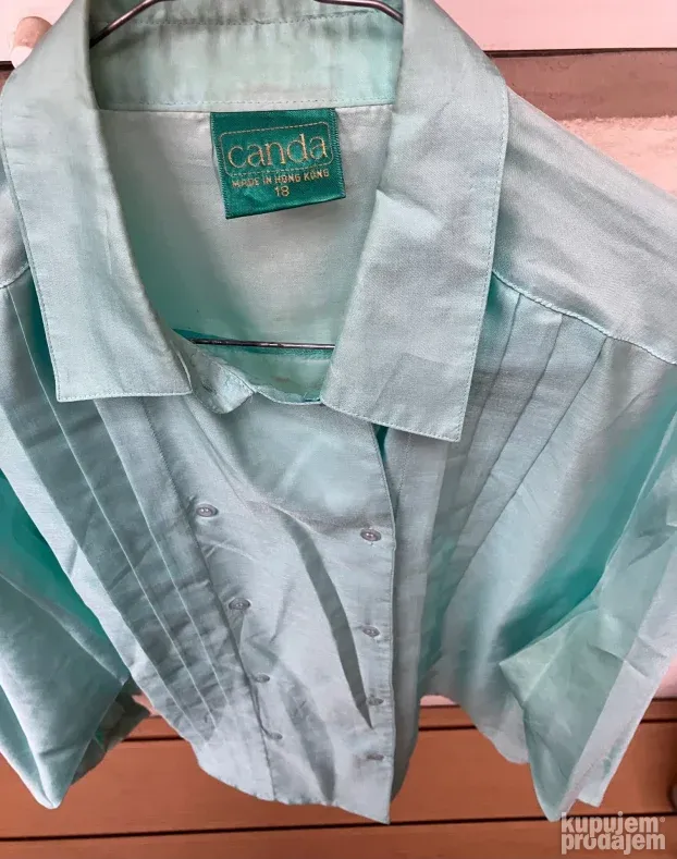 BLUZA ženska lepa, pastelno zelene boje,br. XL, UK