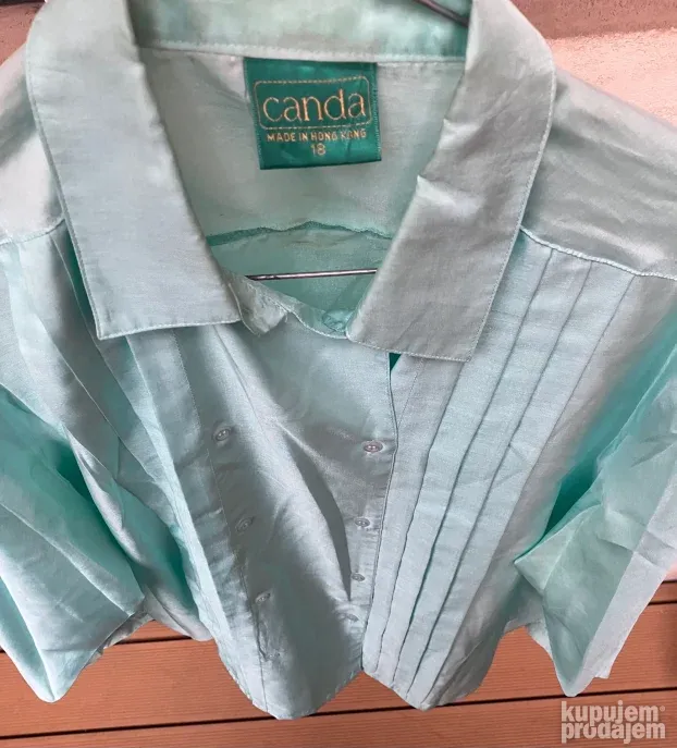 BLUZA ženska lepa, pastelno zelene boje,br. XL, UK