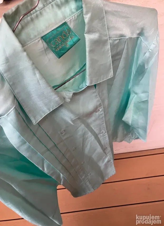 BLUZA ženska lepa, pastelno zelene boje,br. XL, UK