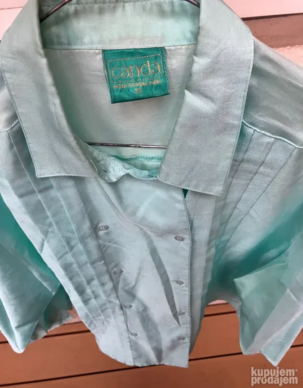 BLUZA ženska lepa, pastelno zelene boje,br. XL, UK