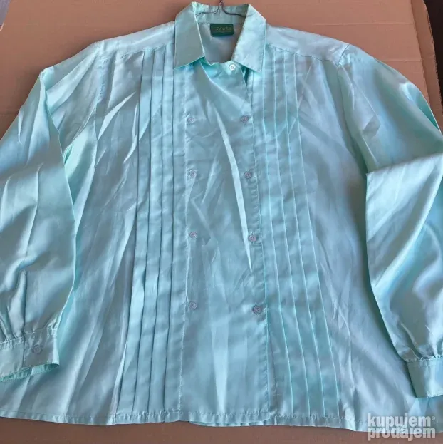 BLUZA ženska lepa, pastelno zelene boje,br. XL, UK